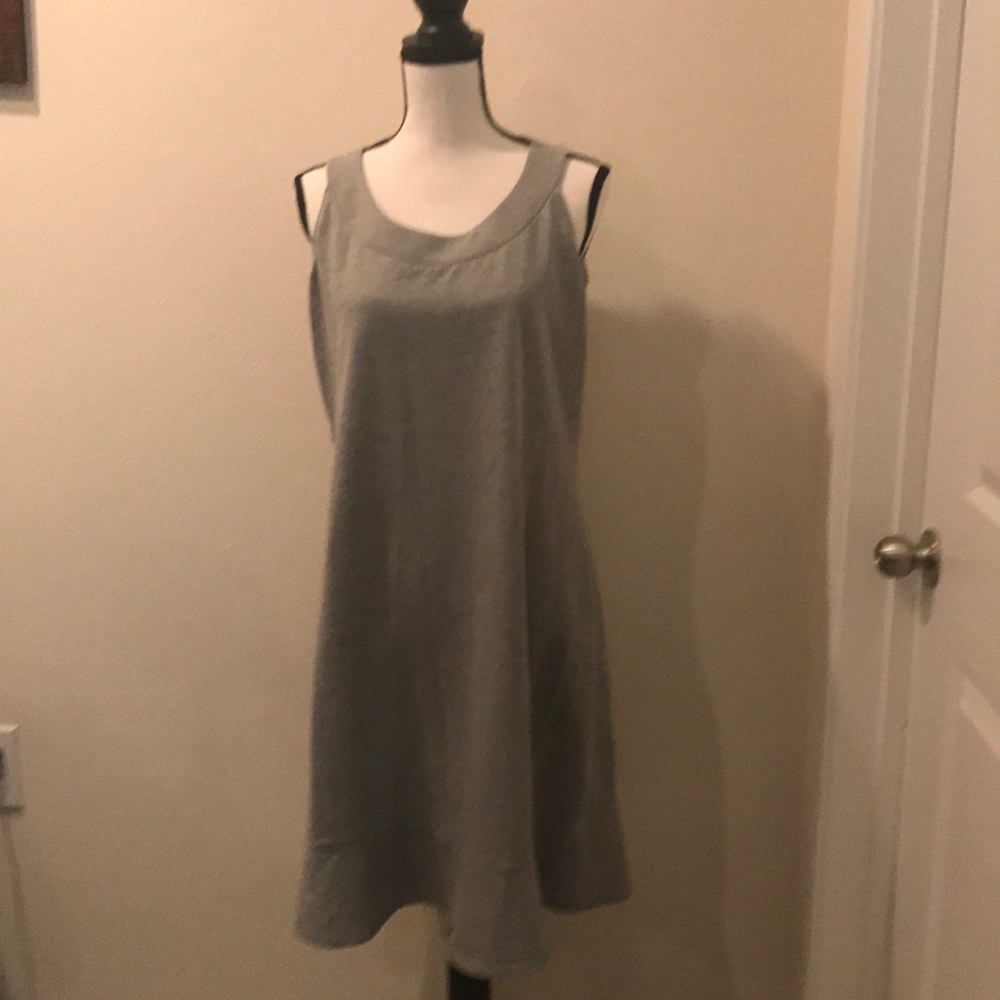 Gray dress Ninaleonard XL with belt!